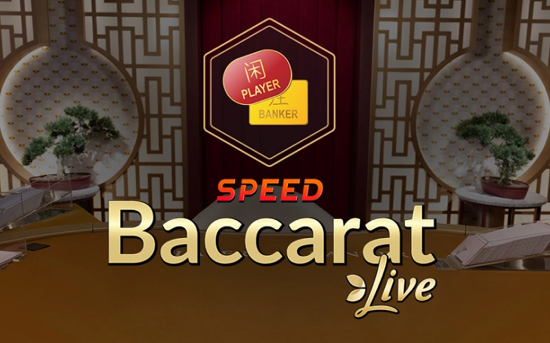 Tente a sua sorte no jogo de Speed ​​Baccarat ao vivo na Betsul.