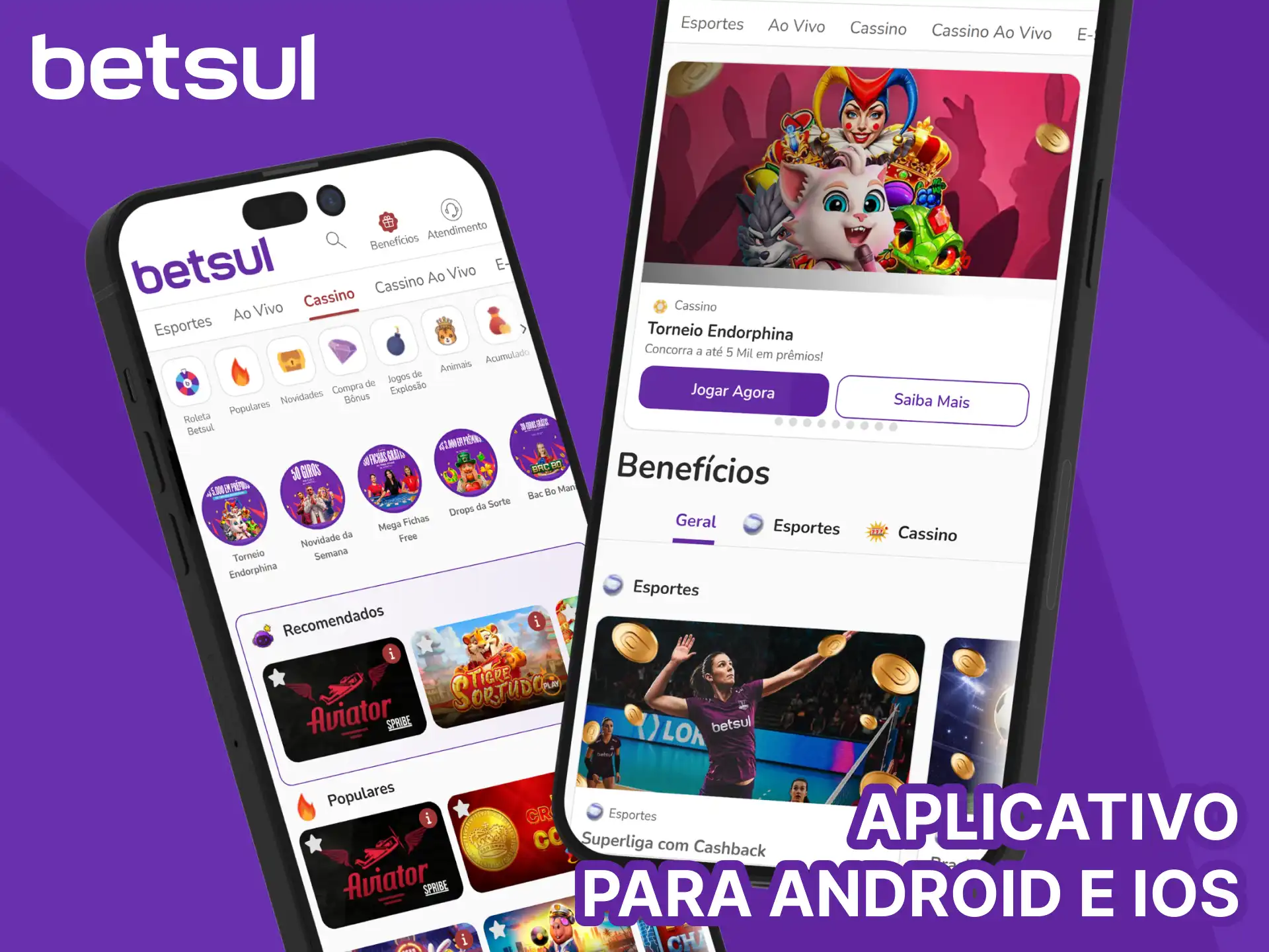 Baixe o aplicativo oficial da Betsul para ter todas as suas apostas sempre à mão.